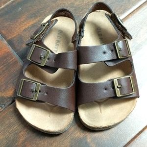 Old Navy Brown Toddler Sandals. Sz 6.